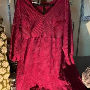 Maurices Maroon Dress XL